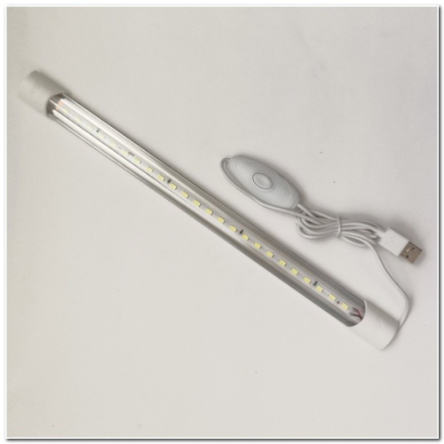 LED燈條USB LED燈條透明燈條 燈條 24led燈 開關燈 爆亮LED燈 LED硬燈條 按壓式開關燈條 30公分燈