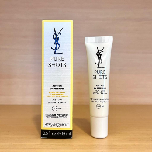 栗子美妝?｜即期品 YSL 極效活萃輕盈UV防曬凝露 15ml 小樣 專櫃中文標 旅行裝 試用品 聖羅蘭 防曬乳 體驗品