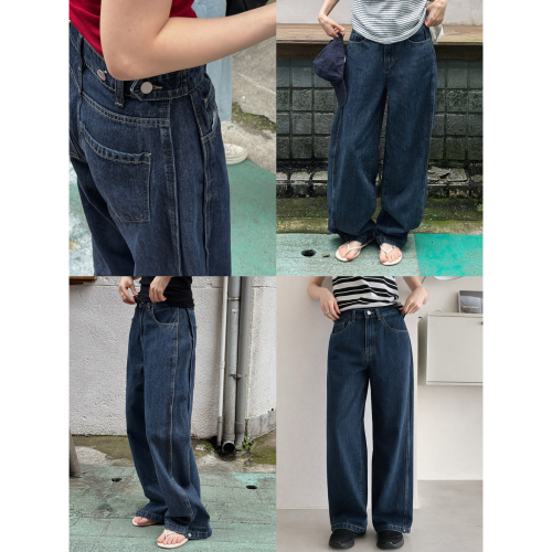 3種褲長 客製化兩穿經典牛仔褲 pants / slowand 디테일러 클래식톤 투웨이 데님팬츠