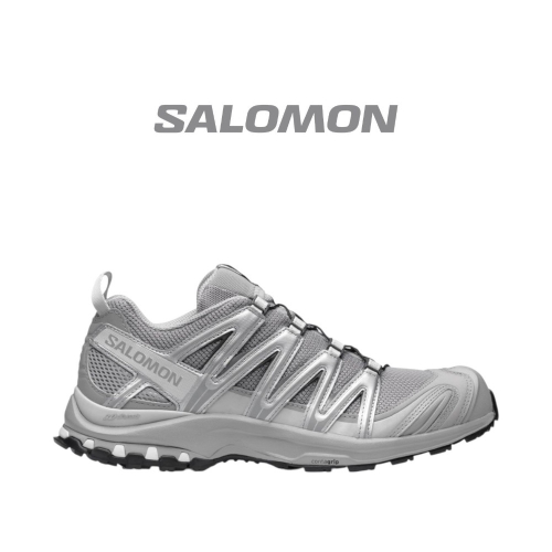 ? Salomon XA Pro 3D 越野跑步鞋 銀灰色｜灰色｜銀色｜黑色｜網眼布鞋面｜防潑水 運動鞋 男女通用款鞋