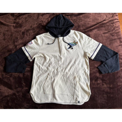 【I7】47 Brand美國大聯盟坦帕灣光芒Tampa Bay Rays Trifecta Shortstop Hood