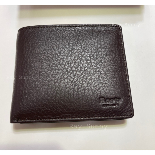 RS代購 Roots全新正品優惠 Roots皮件-Roots男用皮革短夾 滿額贈購物袋