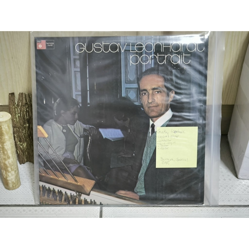 二手黑膠唱片-雷翁哈特 Gustav Leonhardt Gustav Leonhardt Portrait