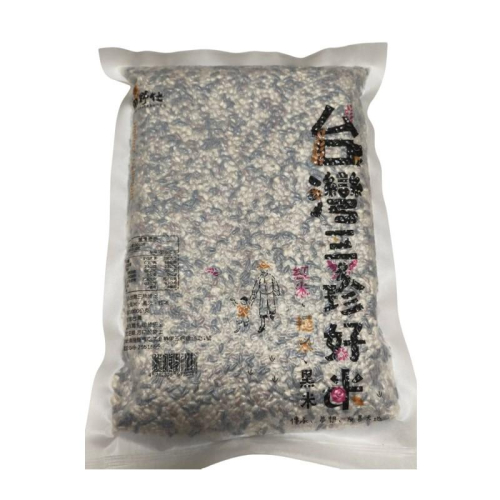 【田野仕】台灣三珍好米 1000公克 Rice 秈糙米 黑米 紅糙米 台灣米 三合一 台灣在地種植