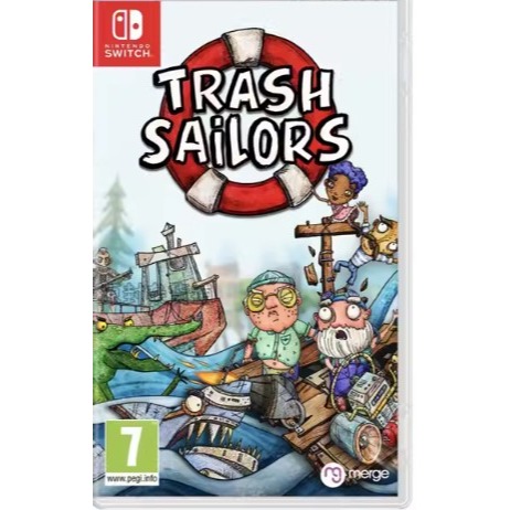 【正哥電玩】NS Switch遊戲 Trash Sailors 垃圾水手 中文版 美版封面ESRB 多人同樂派對遊戲