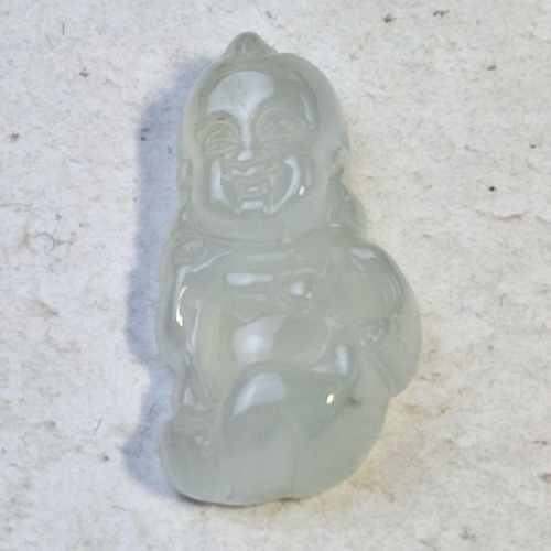 ?蓮生貴子 反璞歸真?天然緬甸玉 A貨 翡翠 小冰件 Q萌 玉童 童子 【92jade 就愛翡翠】現貨特惠