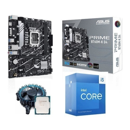 [含稅開發票] 全新 華碩 PRIME B760M-K D4 +盒裝 I5 12400(有內顯)處理器/CPU/主機板