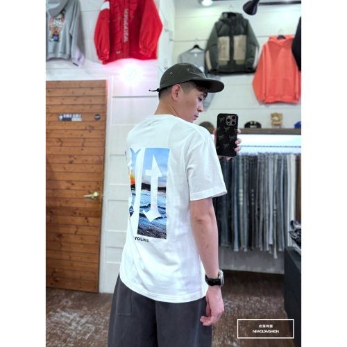『新品上市』重磅Thinkin海浪短T(NOF2404N8062)-白