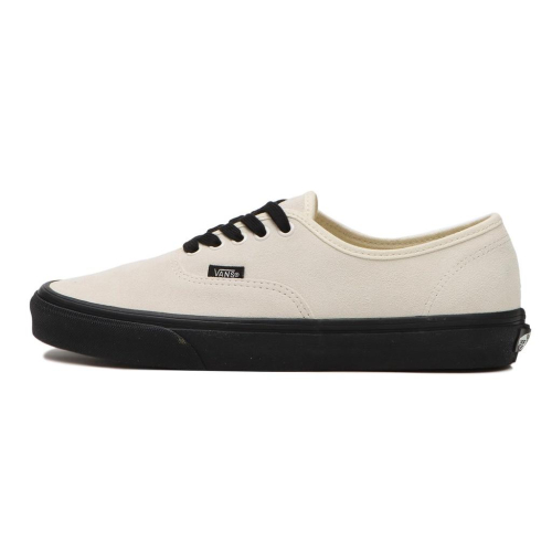 [unclev1966] 代購 Vans Authentic 麂皮 米白 黑底 秋冬 簡約 日韓系 工裝 男女款