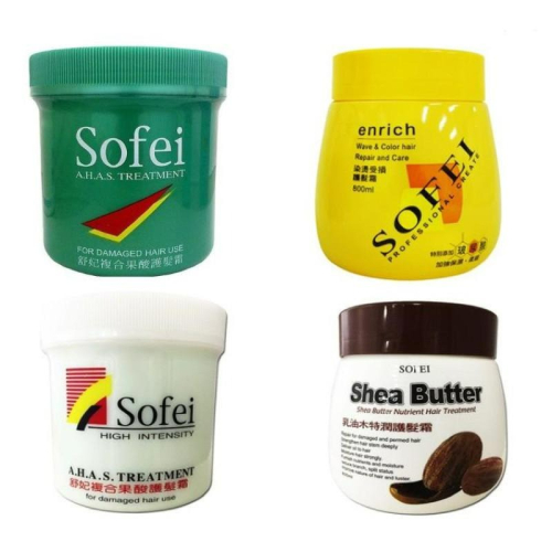 【SOFEI 舒妃】複合果酸1000ml/強效果酸1000ml/染燙受損800ml/乳油木800ml 護髮霜