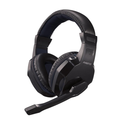 RASTO RS34 黑武士電競頭戴耳機麥克風贈轉接線