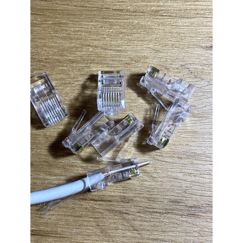 現貨 穿孔式 EZ CAT.5E 網路水晶頭 網路水晶頭 20pcs