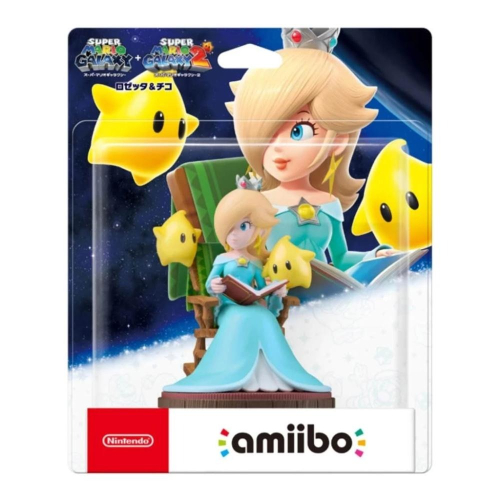 【AS電玩】 Amiibo 羅潔塔與奇可 超級瑪利歐銀河系列