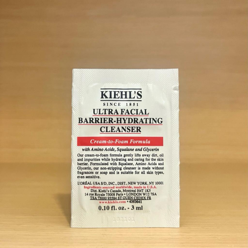 栗子美妝?｜Kiehl＇s 契爾氏 舒敏修復B5潔面乳 3ml 試用包 專櫃中文標 試用品 洗面乳