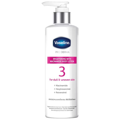 【Vaseline 凡士林】Pro Derma 3D淨亮身體乳液-5%煙醯胺(250ml)【8886】