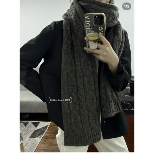 轉帳可優惠 現貨商品 全新商品 台灣購證 Hermes 經典灰色豬鼻子羊絨圍巾