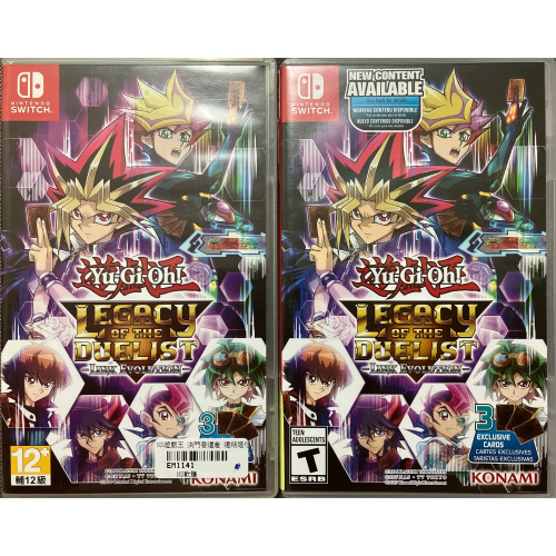 NS SWITCH 中古二手遊戲片 遊戲王 怪獸之決鬥 決鬥者遺產 連結進化