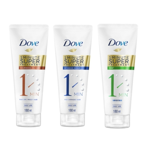 DOVE 多芬 一分鐘護髮精華180ml，（深層修護/輕潤保濕/防斷修護）有3款香味，下單前請先詢問貨量