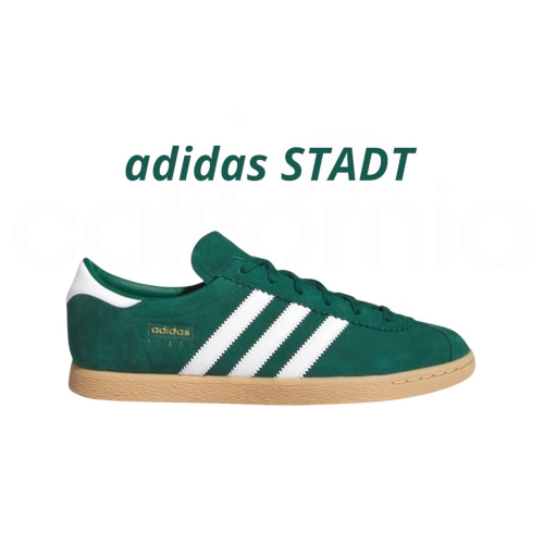 ?adidas STADT 休閒鞋 JI1883 綠白色｜孔雀綠｜草綠色｜白色｜奶茶底｜皮革｜麂皮｜平底鞋｜男女通用款