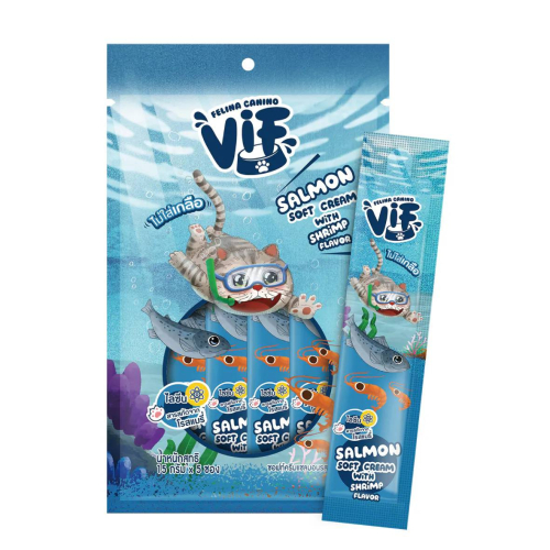 新品上市 VIF 咪芙 綿綿絲滑肉泥 貓肉泥 15gX5 六種口味 全齡貓 寵物零食 寵物肉泥