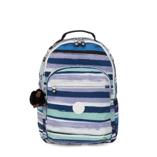 代購 Kipling CLAS SEOUL B (Joyfull Stripes) 快樂條紋 雙肩 後背包 背包