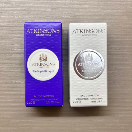 栗子美妝?｜ATKINSONS 阿特金森 摯愛花束淡香水 小蒼蘭與山谷百合 2ml MOJITO淡香精試管 針管香水