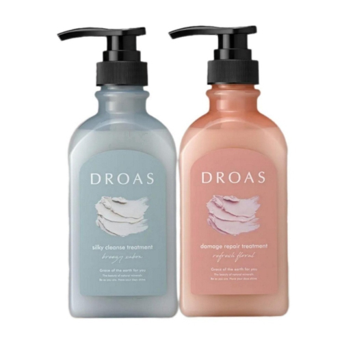 清貨商品 日本 DROAS 礦物泥 潤髮乳 400ml（絲滑潔淨/受損修護）有2款可選擇，市價350元，下單前請先詢問貨