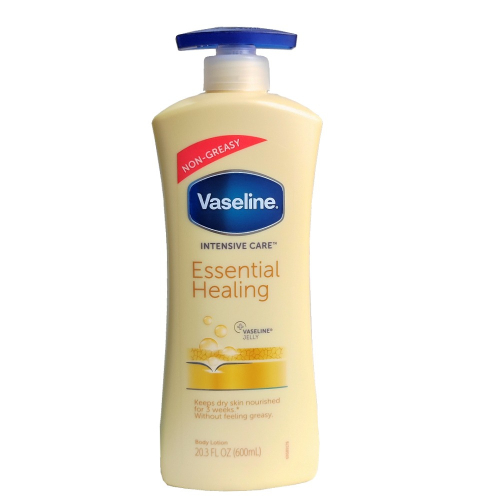 Vaseline身體乳液600ml~全效滋潤-黃瓶~印度版