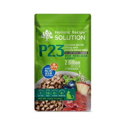 【耐吉斯】P系列-P23凍乾填心無穀雞肉餐(全齡貓) 350G/4.5LB
