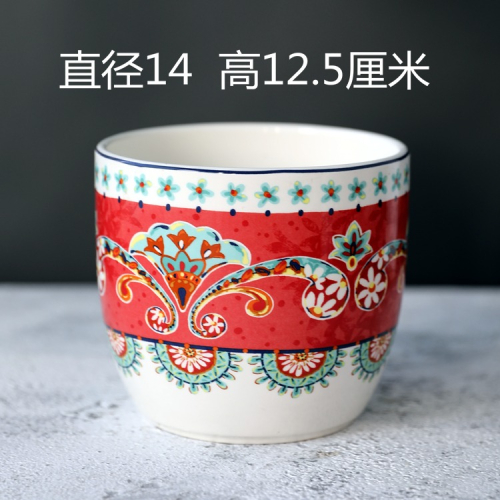 紅色喜慶風密封罐儲物罐零食罐好看擺件客廳裝飾罐子