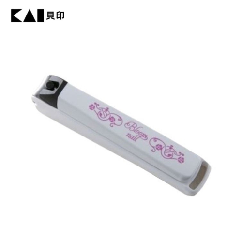 日本貝印 KAI - Bloom花朵指甲剪 (白/M) HC-3601